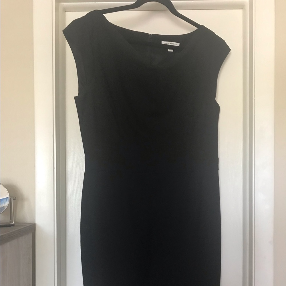 Banana Republic Sheath Cowl Neck Dress